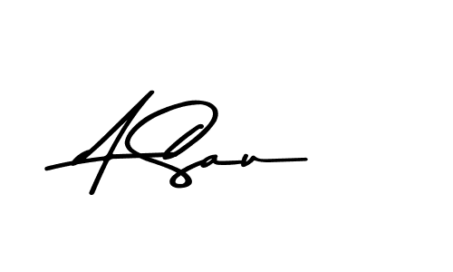 How to make A Sau name signature. Use Asem Kandis PERSONAL USE style for creating short signs online. This is the latest handwritten sign. A Sau signature style 9 images and pictures png