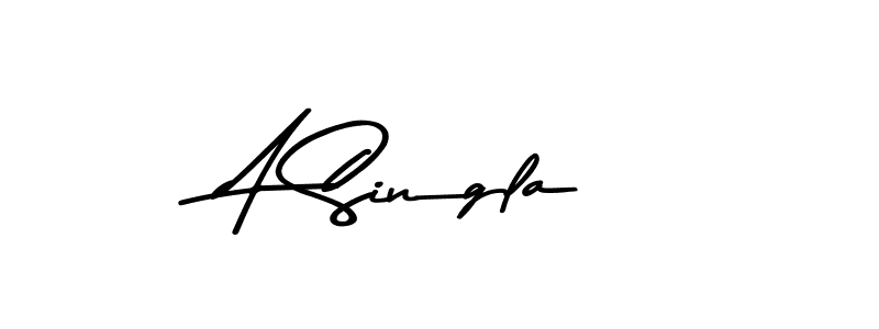 How to make A Singla signature? Asem Kandis PERSONAL USE is a professional autograph style. Create handwritten signature for A Singla name. A Singla signature style 9 images and pictures png