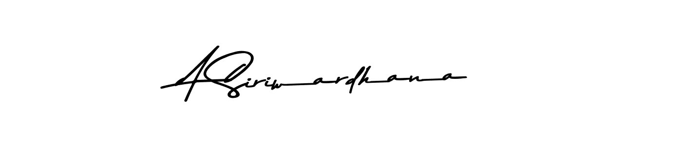 A Siriwardhana stylish signature style. Best Handwritten Sign (Asem Kandis PERSONAL USE) for my name. Handwritten Signature Collection Ideas for my name A Siriwardhana. A Siriwardhana signature style 9 images and pictures png