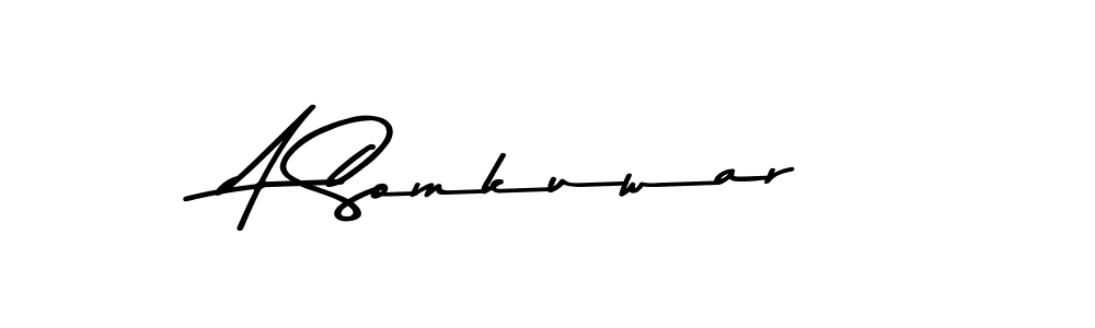 Use a signature maker to create a handwritten signature online. With this signature software, you can design (Asem Kandis PERSONAL USE) your own signature for name A Somkuwar. A Somkuwar signature style 9 images and pictures png