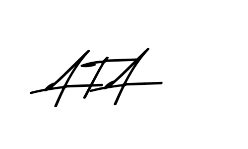 Best and Professional Signature Style for A T A. Asem Kandis PERSONAL USE Best Signature Style Collection. A T A signature style 9 images and pictures png