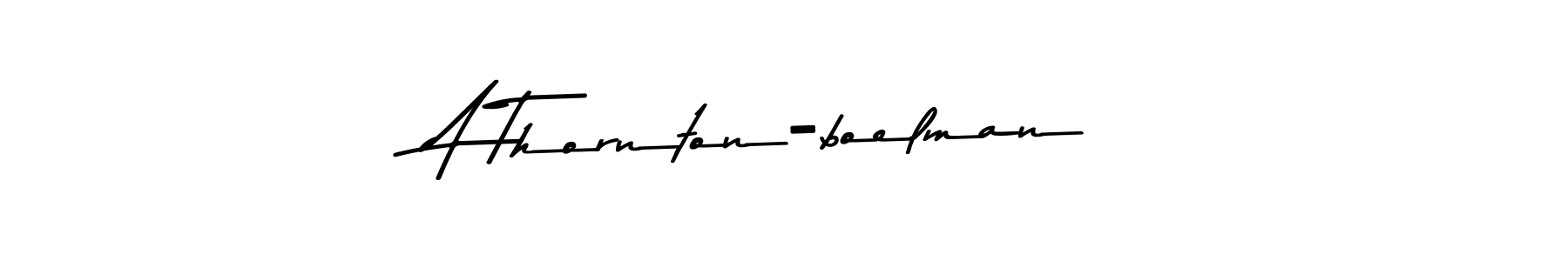 How to make A Thornton-boelman signature? Asem Kandis PERSONAL USE is a professional autograph style. Create handwritten signature for A Thornton-boelman name. A Thornton-boelman signature style 9 images and pictures png