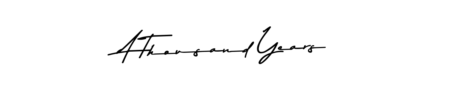 How to Draw A Thousand Years signature style? Asem Kandis PERSONAL USE is a latest design signature styles for name A Thousand Years. A Thousand Years signature style 9 images and pictures png