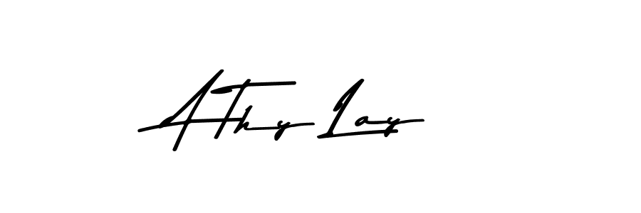 How to Draw A Thy Lay signature style? Asem Kandis PERSONAL USE is a latest design signature styles for name A Thy Lay. A Thy Lay signature style 9 images and pictures png