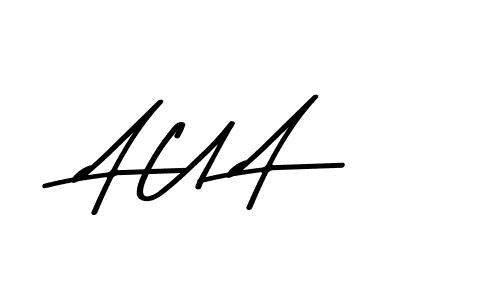 How to Draw A U A signature style? Asem Kandis PERSONAL USE is a latest design signature styles for name A U A. A U A signature style 9 images and pictures png