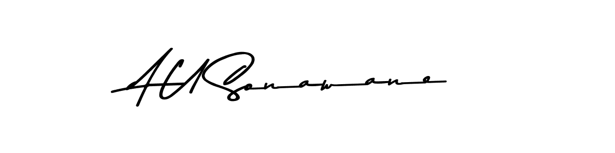 You can use this online signature creator to create a handwritten signature for the name A U Sonawane. This is the best online autograph maker. A U Sonawane signature style 9 images and pictures png