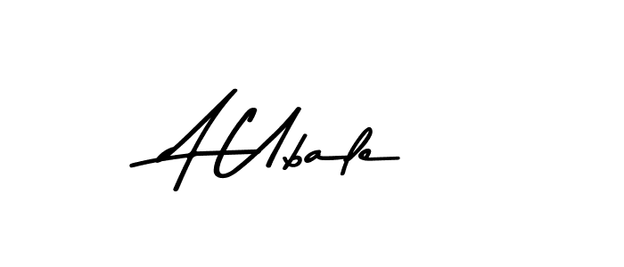 Also we have A Ubale name is the best signature style. Create professional handwritten signature collection using Asem Kandis PERSONAL USE autograph style. A Ubale signature style 9 images and pictures png