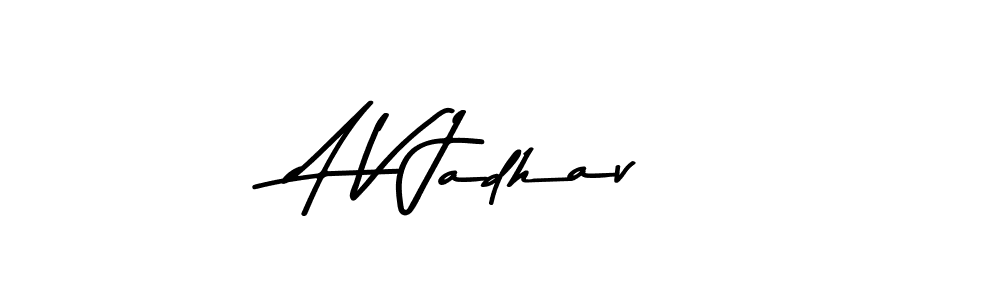 You can use this online signature creator to create a handwritten signature for the name A V Jadhav. This is the best online autograph maker. A V Jadhav signature style 9 images and pictures png