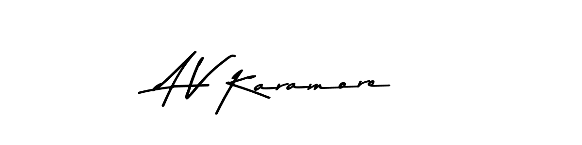 Best and Professional Signature Style for A V Karamore. Asem Kandis PERSONAL USE Best Signature Style Collection. A V Karamore signature style 9 images and pictures png