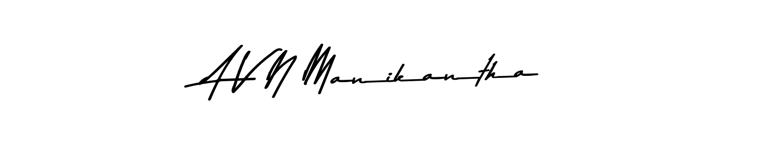 Similarly Asem Kandis PERSONAL USE is the best handwritten signature design. Signature creator online .You can use it as an online autograph creator for name A V N Manikantha. A V N Manikantha signature style 9 images and pictures png