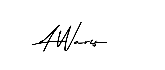 Use a signature maker to create a handwritten signature online. With this signature software, you can design (Asem Kandis PERSONAL USE) your own signature for name A Waris. A Waris signature style 9 images and pictures png