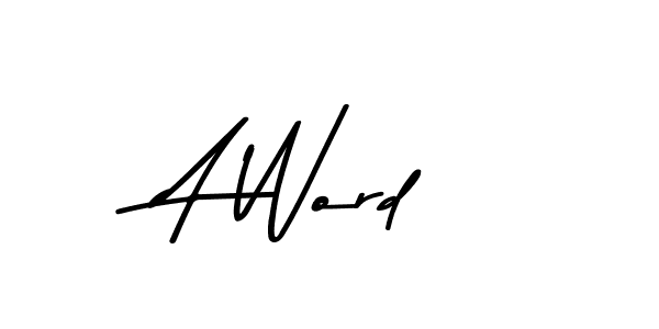 How to make A Word signature? Asem Kandis PERSONAL USE is a professional autograph style. Create handwritten signature for A Word name. A Word signature style 9 images and pictures png