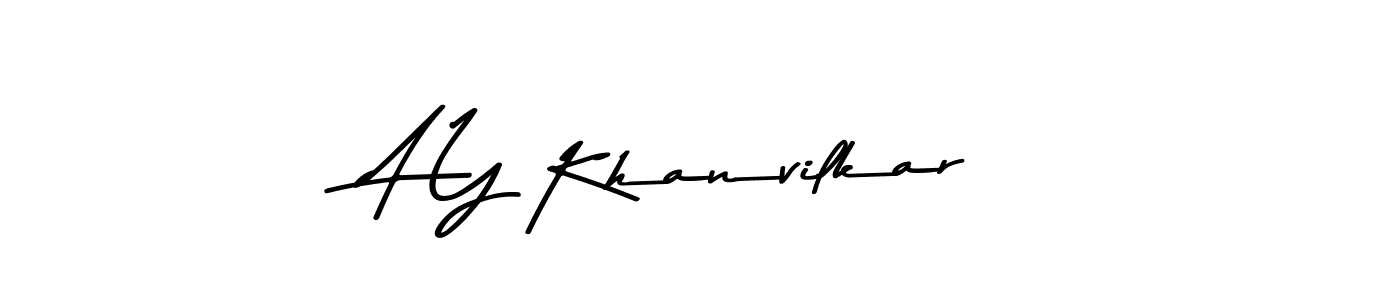 Design your own signature with our free online signature maker. With this signature software, you can create a handwritten (Asem Kandis PERSONAL USE) signature for name A Y Khanvilkar. A Y Khanvilkar signature style 9 images and pictures png
