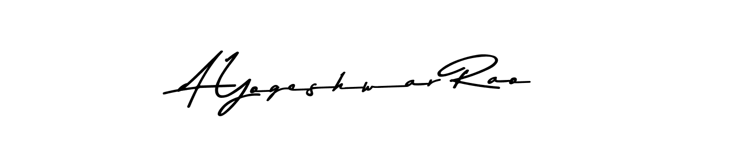 Create a beautiful signature design for name A Yogeshwar Rao. With this signature (Asem Kandis PERSONAL USE) fonts, you can make a handwritten signature for free. A Yogeshwar Rao signature style 9 images and pictures png