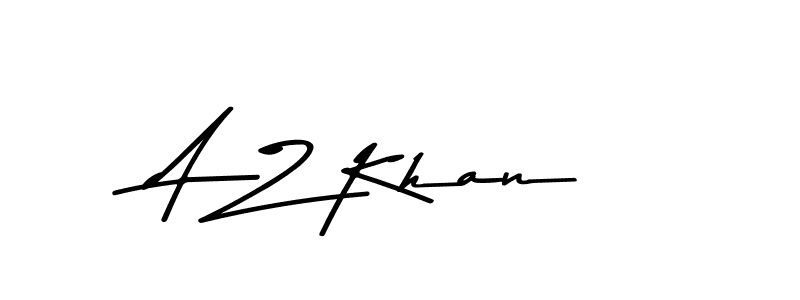 How to make A Z Khan signature? Asem Kandis PERSONAL USE is a professional autograph style. Create handwritten signature for A Z Khan name. A Z Khan signature style 9 images and pictures png