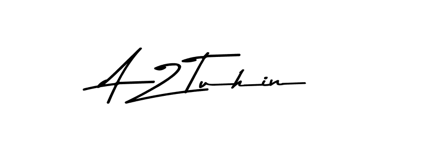 if you are searching for the best signature style for your name A Z Tuhin. so please give up your signature search. here we have designed multiple signature styles  using Asem Kandis PERSONAL USE. A Z Tuhin signature style 9 images and pictures png