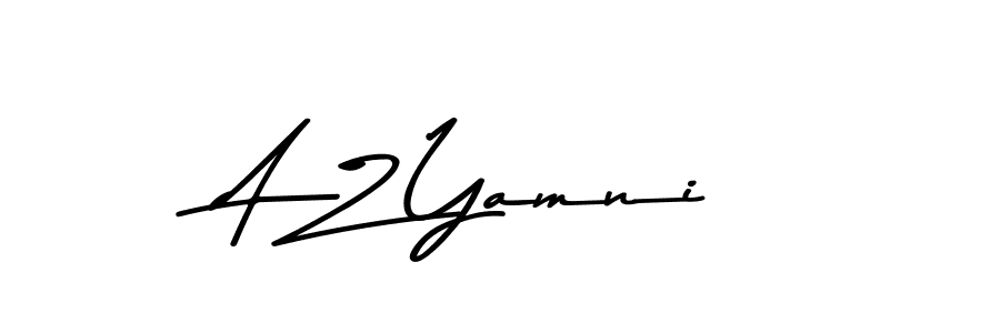 Asem Kandis PERSONAL USE is a professional signature style that is perfect for those who want to add a touch of class to their signature. It is also a great choice for those who want to make their signature more unique. Get A Z Yamni name to fancy signature for free. A Z Yamni signature style 9 images and pictures png