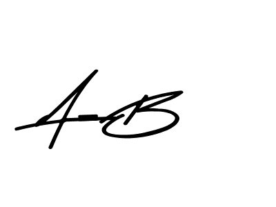 Also we have A- B name is the best signature style. Create professional handwritten signature collection using Asem Kandis PERSONAL USE autograph style. A- B signature style 9 images and pictures png