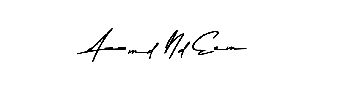 Also You can easily find your signature by using the search form. We will create A--md Nd Eem name handwritten signature images for you free of cost using Asem Kandis PERSONAL USE sign style. A--md Nd Eem signature style 9 images and pictures png