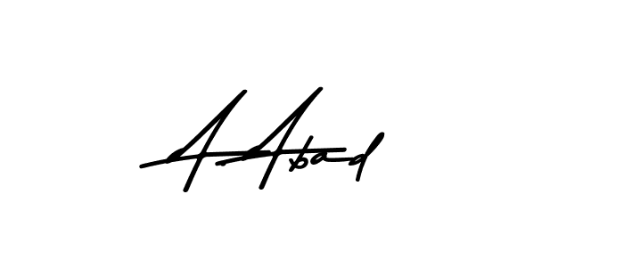 Best and Professional Signature Style for A. Abad. Asem Kandis PERSONAL USE Best Signature Style Collection. A. Abad signature style 9 images and pictures png
