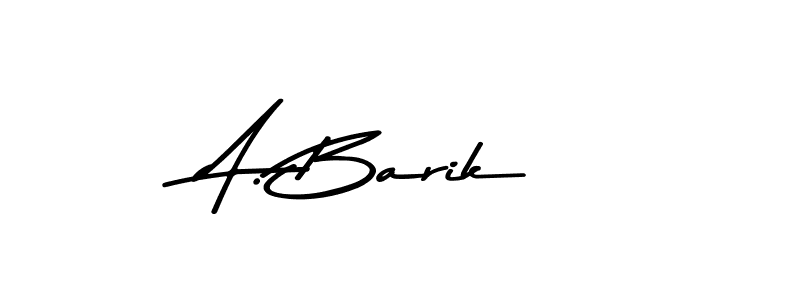 Best and Professional Signature Style for A. Barik. Asem Kandis PERSONAL USE Best Signature Style Collection. A. Barik signature style 9 images and pictures png