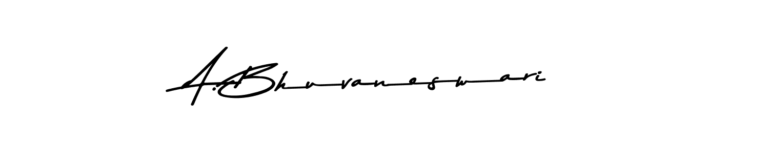 Create a beautiful signature design for name A. Bhuvaneswari. With this signature (Asem Kandis PERSONAL USE) fonts, you can make a handwritten signature for free. A. Bhuvaneswari signature style 9 images and pictures png