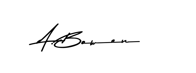 Also we have A. Bowen name is the best signature style. Create professional handwritten signature collection using Asem Kandis PERSONAL USE autograph style. A. Bowen signature style 9 images and pictures png