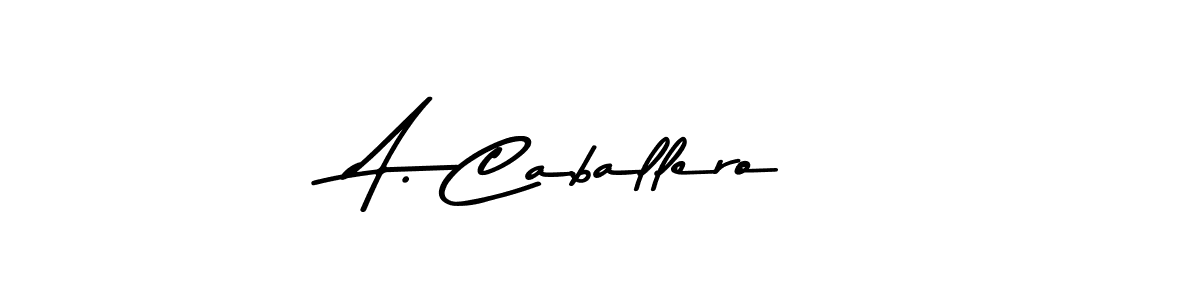 Use a signature maker to create a handwritten signature online. With this signature software, you can design (Asem Kandis PERSONAL USE) your own signature for name A. Caballero. A. Caballero signature style 9 images and pictures png