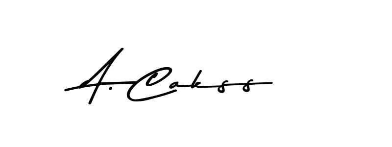 Design your own signature with our free online signature maker. With this signature software, you can create a handwritten (Asem Kandis PERSONAL USE) signature for name A. Cakss. A. Cakss signature style 9 images and pictures png