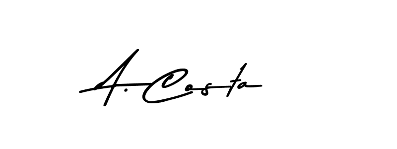 Make a beautiful signature design for name A. Costa. With this signature (Asem Kandis PERSONAL USE) style, you can create a handwritten signature for free. A. Costa signature style 9 images and pictures png