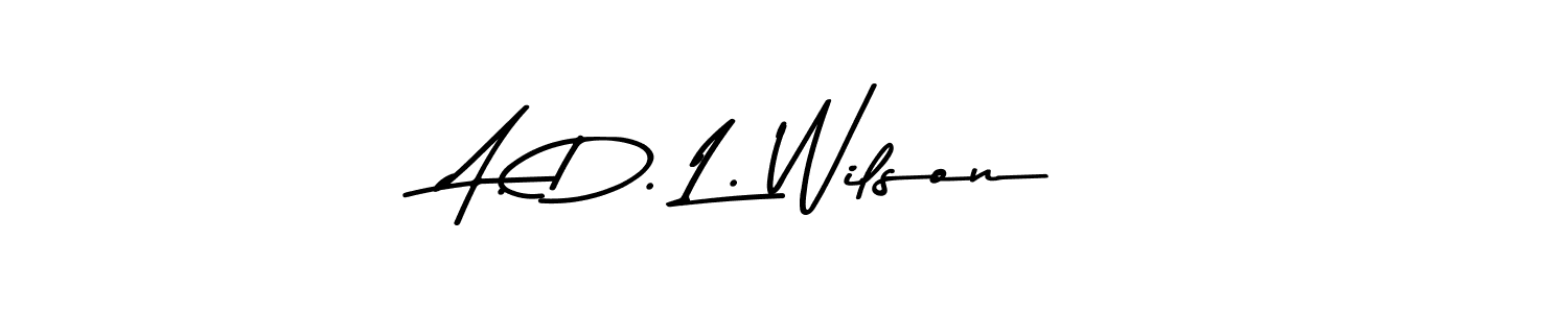 How to Draw A. D. L. Wilson signature style? Asem Kandis PERSONAL USE is a latest design signature styles for name A. D. L. Wilson. A. D. L. Wilson signature style 9 images and pictures png