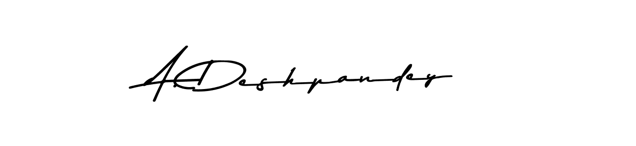 Once you've used our free online signature maker to create your best signature Asem Kandis PERSONAL USE style, it's time to enjoy all of the benefits that A. Deshpandey name signing documents. A. Deshpandey signature style 9 images and pictures png