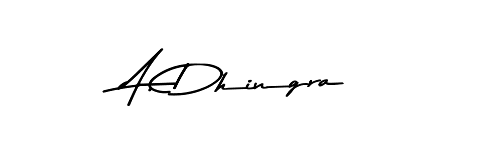 The best way (Asem Kandis PERSONAL USE) to make a short signature is to pick only two or three words in your name. The name A. Dhingra include a total of six letters. For converting this name. A. Dhingra signature style 9 images and pictures png