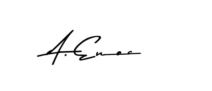 Asem Kandis PERSONAL USE is a professional signature style that is perfect for those who want to add a touch of class to their signature. It is also a great choice for those who want to make their signature more unique. Get A. Enoc name to fancy signature for free. A. Enoc signature style 9 images and pictures png