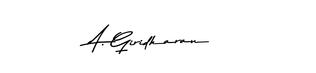 How to Draw A. Giridharan signature style? Asem Kandis PERSONAL USE is a latest design signature styles for name A. Giridharan. A. Giridharan signature style 9 images and pictures png