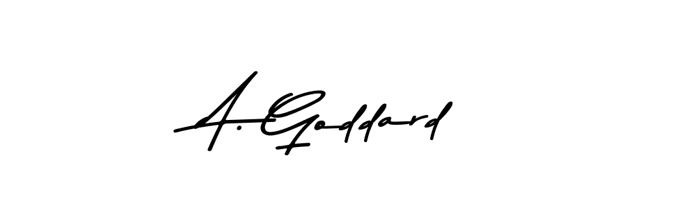 if you are searching for the best signature style for your name A. Goddard. so please give up your signature search. here we have designed multiple signature styles  using Asem Kandis PERSONAL USE. A. Goddard signature style 9 images and pictures png