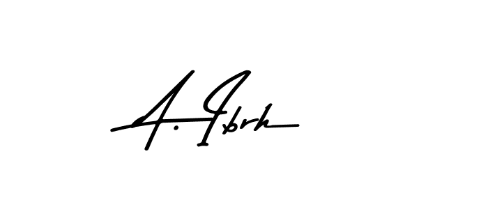 Create a beautiful signature design for name A. Ibrh. With this signature (Asem Kandis PERSONAL USE) fonts, you can make a handwritten signature for free. A. Ibrh signature style 9 images and pictures png