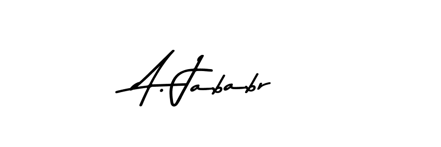 Similarly Asem Kandis PERSONAL USE is the best handwritten signature design. Signature creator online .You can use it as an online autograph creator for name A. Jababr. A. Jababr signature style 9 images and pictures png