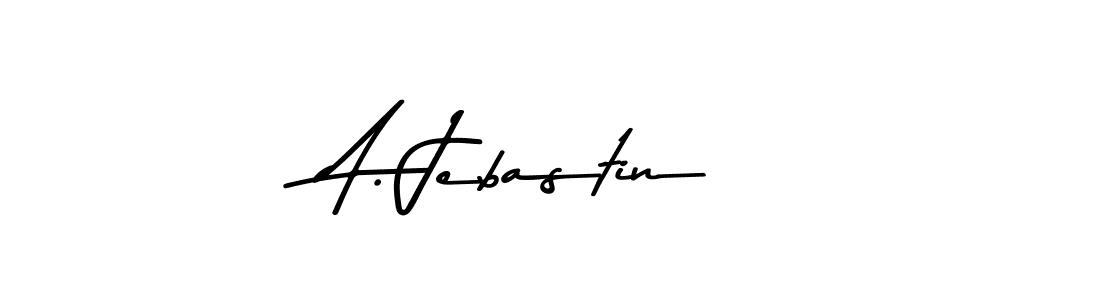 Similarly Asem Kandis PERSONAL USE is the best handwritten signature design. Signature creator online .You can use it as an online autograph creator for name A. Jebastin. A. Jebastin signature style 9 images and pictures png