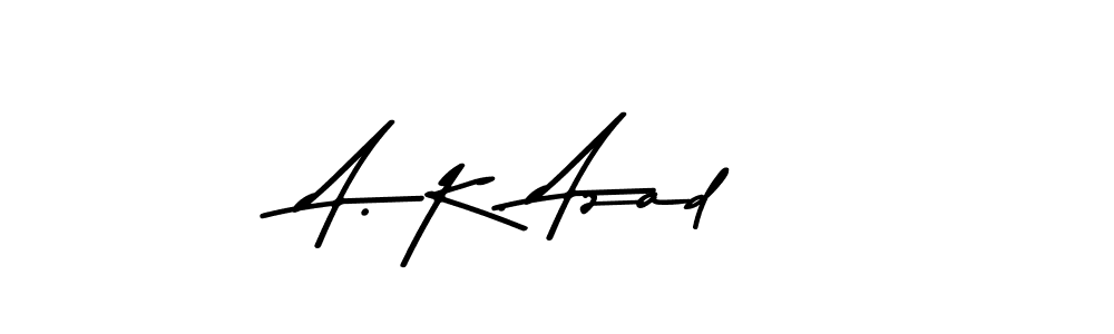 How to make A. K. Azad signature? Asem Kandis PERSONAL USE is a professional autograph style. Create handwritten signature for A. K. Azad name. A. K. Azad signature style 9 images and pictures png