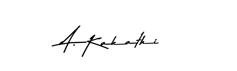 A. Kakathi stylish signature style. Best Handwritten Sign (Asem Kandis PERSONAL USE) for my name. Handwritten Signature Collection Ideas for my name A. Kakathi. A. Kakathi signature style 9 images and pictures png