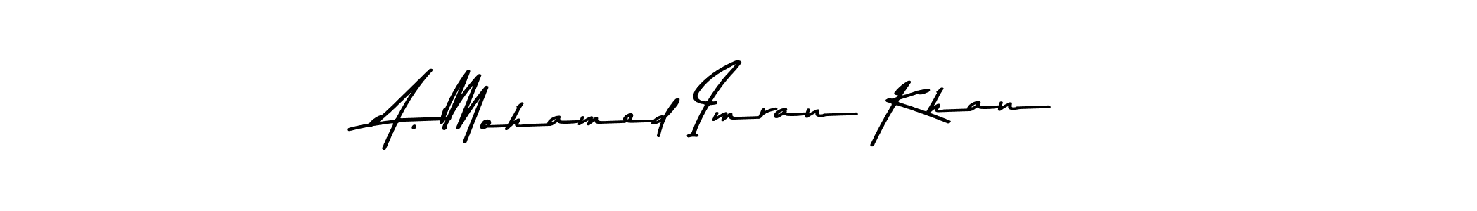 Similarly Asem Kandis PERSONAL USE is the best handwritten signature design. Signature creator online .You can use it as an online autograph creator for name A. Mohamed Imran Khan. A. Mohamed Imran Khan signature style 9 images and pictures png