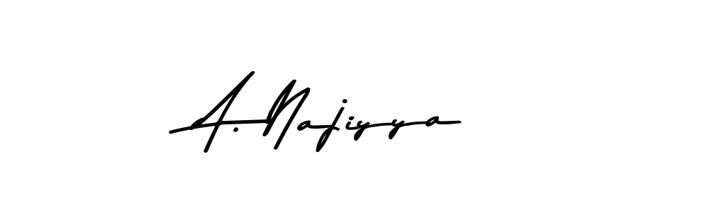 Use a signature maker to create a handwritten signature online. With this signature software, you can design (Asem Kandis PERSONAL USE) your own signature for name A. Najiyya. A. Najiyya signature style 9 images and pictures png