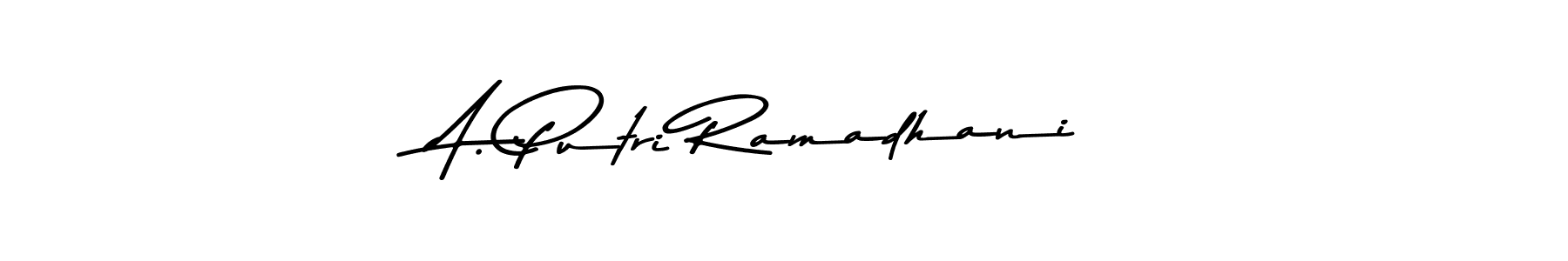 Once you've used our free online signature maker to create your best signature Asem Kandis PERSONAL USE style, it's time to enjoy all of the benefits that A. Putri Ramadhani name signing documents. A. Putri Ramadhani signature style 9 images and pictures png