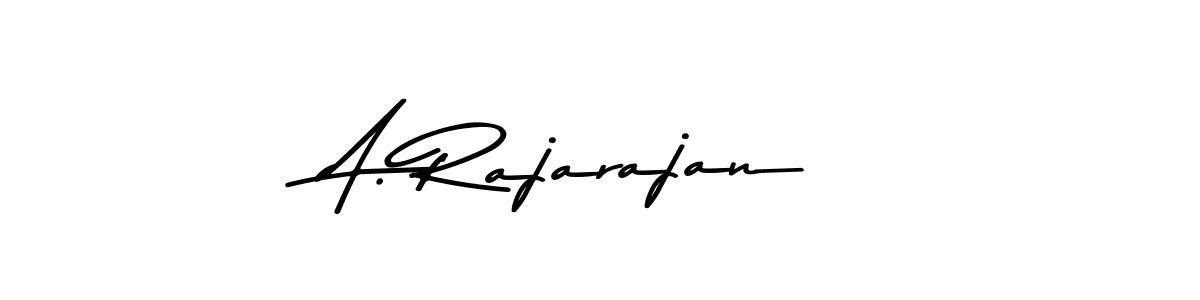 Asem Kandis PERSONAL USE is a professional signature style that is perfect for those who want to add a touch of class to their signature. It is also a great choice for those who want to make their signature more unique. Get A. Rajarajan name to fancy signature for free. A. Rajarajan signature style 9 images and pictures png