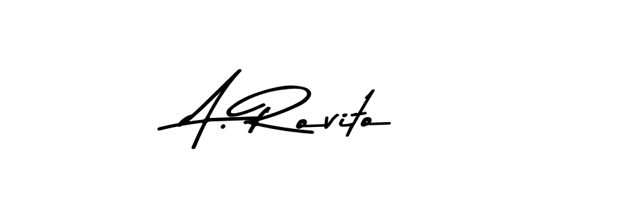 Also we have A. Rovito name is the best signature style. Create professional handwritten signature collection using Asem Kandis PERSONAL USE autograph style. A. Rovito signature style 9 images and pictures png