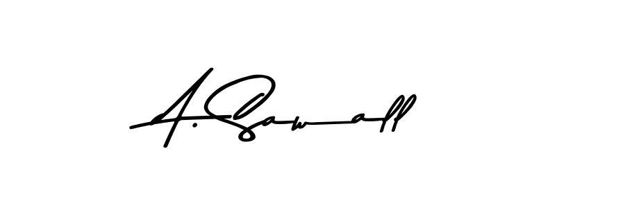 if you are searching for the best signature style for your name A. Sawall. so please give up your signature search. here we have designed multiple signature styles  using Asem Kandis PERSONAL USE. A. Sawall signature style 9 images and pictures png