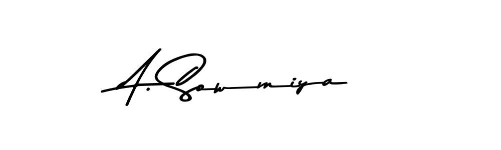 Use a signature maker to create a handwritten signature online. With this signature software, you can design (Asem Kandis PERSONAL USE) your own signature for name A. Sowmiya. A. Sowmiya signature style 9 images and pictures png