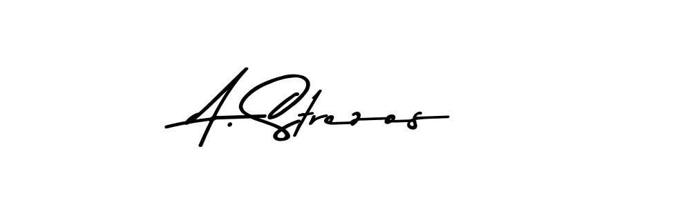 Create a beautiful signature design for name A. Strezos. With this signature (Asem Kandis PERSONAL USE) fonts, you can make a handwritten signature for free. A. Strezos signature style 9 images and pictures png