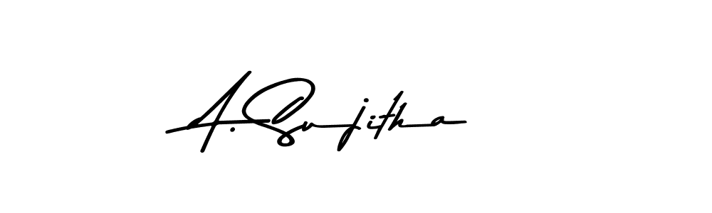 Use a signature maker to create a handwritten signature online. With this signature software, you can design (Asem Kandis PERSONAL USE) your own signature for name A. Sujitha. A. Sujitha signature style 9 images and pictures png